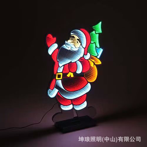 新しいアビスミラー千層ミラークリスマス雰囲気ライトクリエイティブパーティーギフト装飾ライト風景照明ライト|undefined