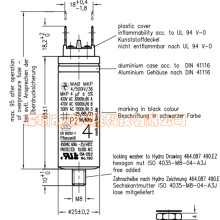 MAB MKP 4/500IV/36 4UF 420V 470V 500V ԭb
