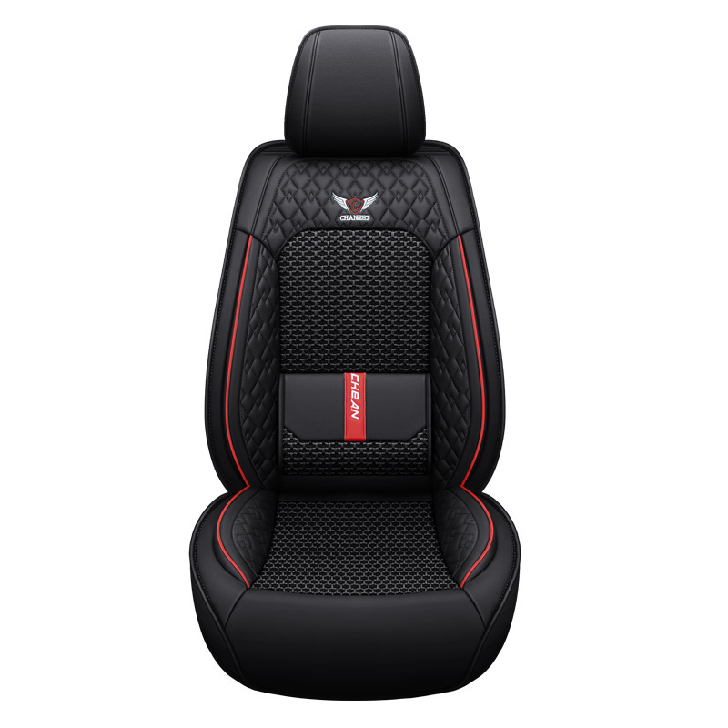 冰丝汽车座垫四季固定腰靠跨境Car Seat Cover真空包装发货厂家|undefined