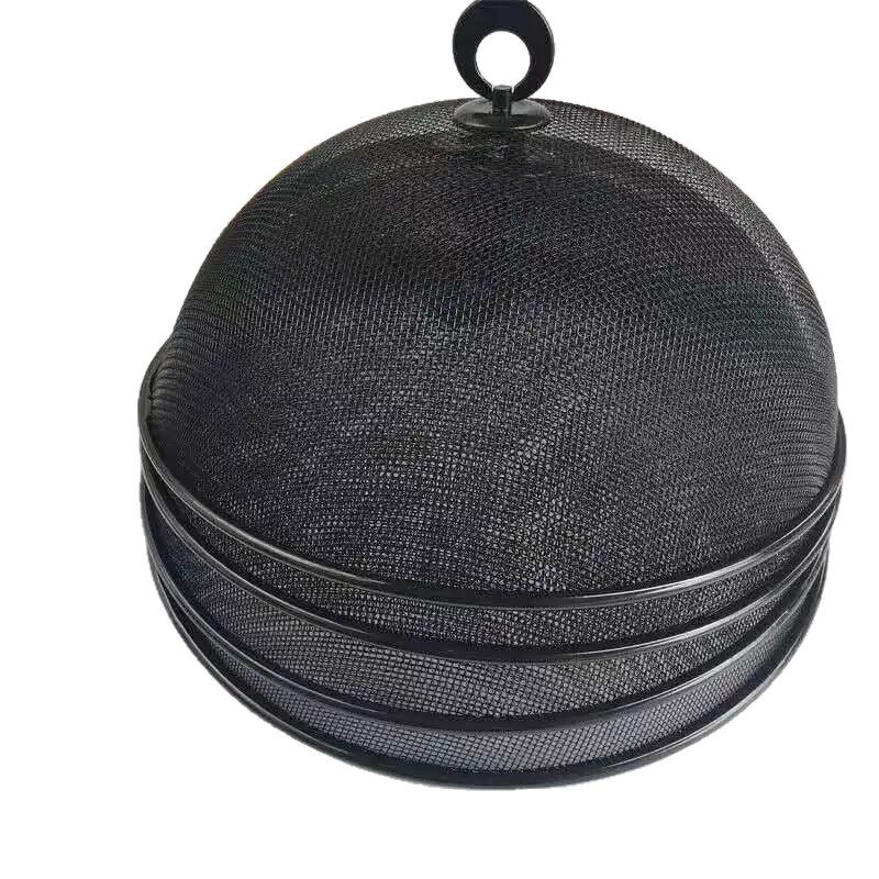 Trendy Stainless Steel Food Cover for Home Dining Table, Mosquito-Proof Cover, Dust-Proof Cover, Square and Round Dish Cover, Fly-Proof Cover