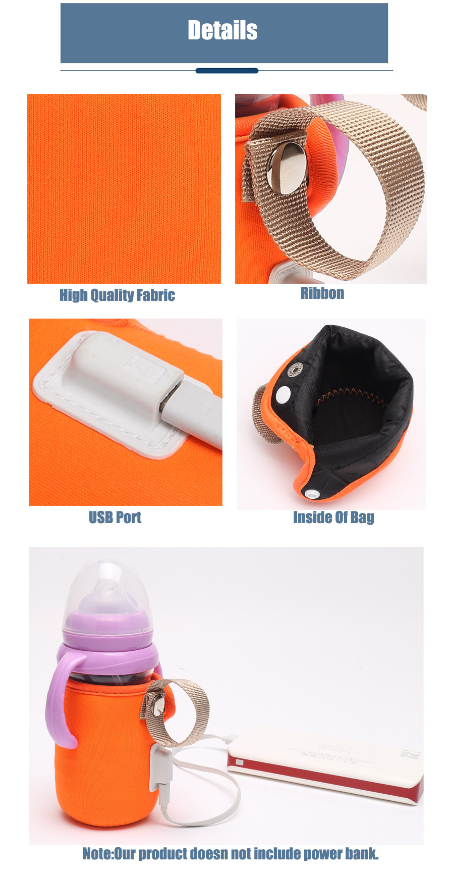 USB Baby Bottle Heating Cover - Usage