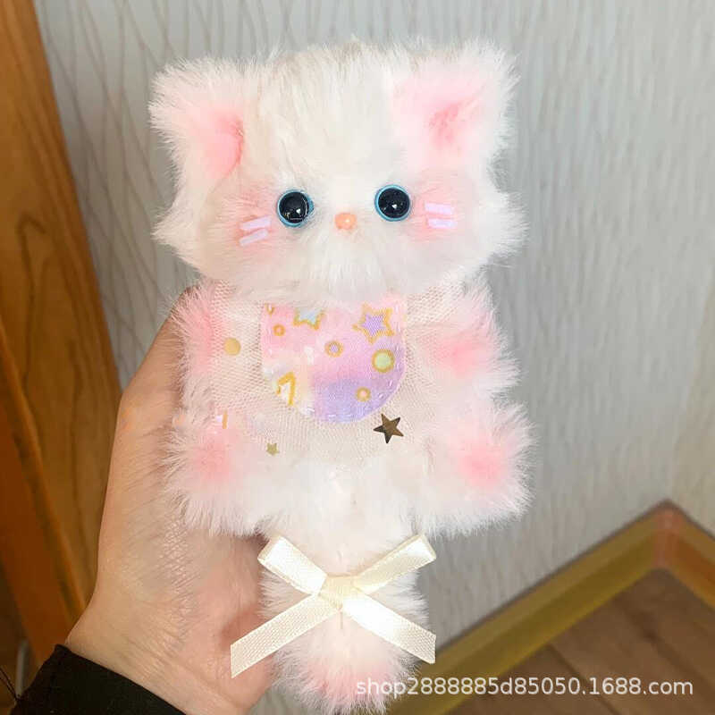 ねじり棒で作る子犬・子猫のペンダント、手作りDIY素材キット、可愛いキーホルダー、彼女へのプレゼント|undefined
