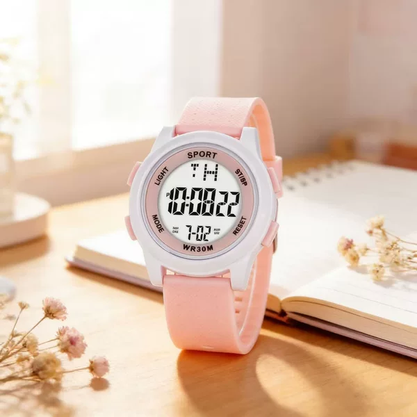 Cross-Border New Fashion Watches, Casual Outdoor Women's Watches, Round Silicone Straps, Simple Candy Colors, Wholesale