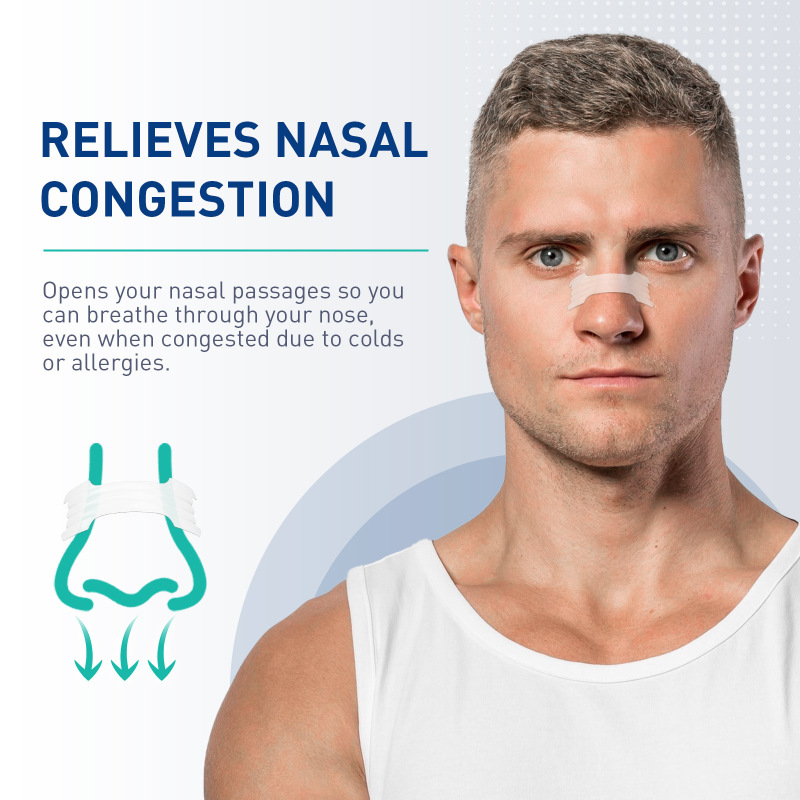 跨境Nasal Strips止鼾贴闭嘴贴加强粘性通气鼻贴护理多规格套装|undefined