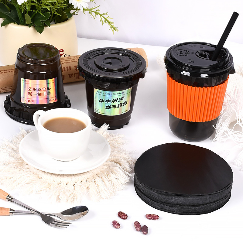 Pooh leche té sellado a prueba de fugas de papel para llevar embalaje desechable papel de sellado bebida película de sellado café papel a prueba de fugas