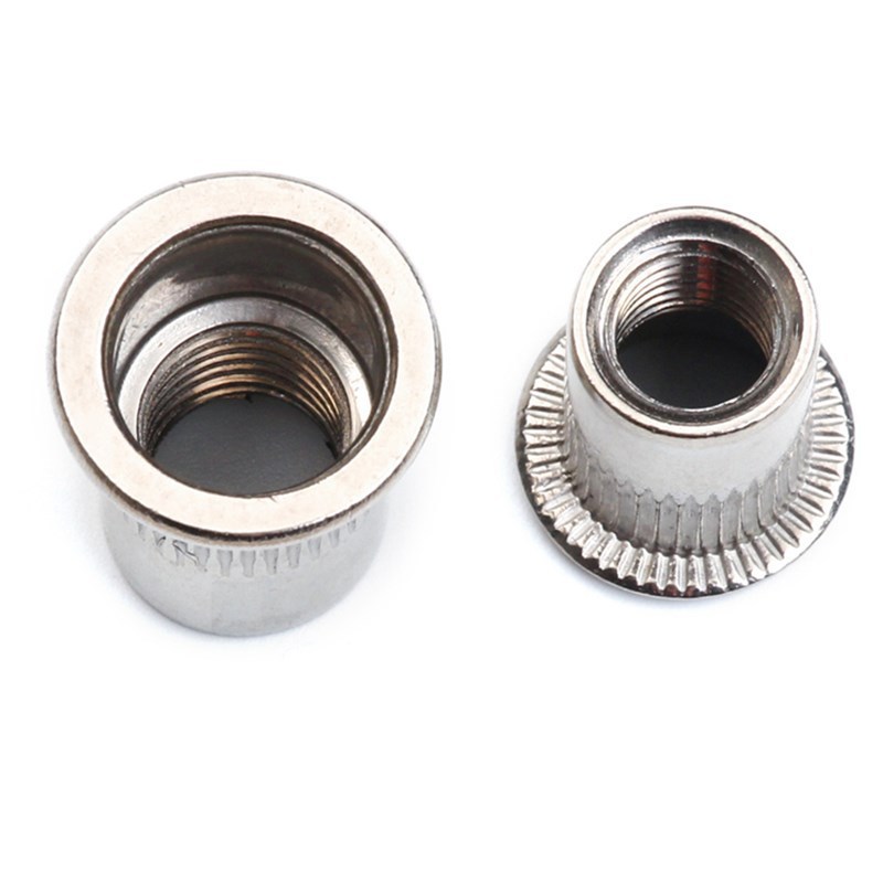 150pcs box stainless steel rivet nut M3-M8 combination flat-headed vertical pull riveting nut combination