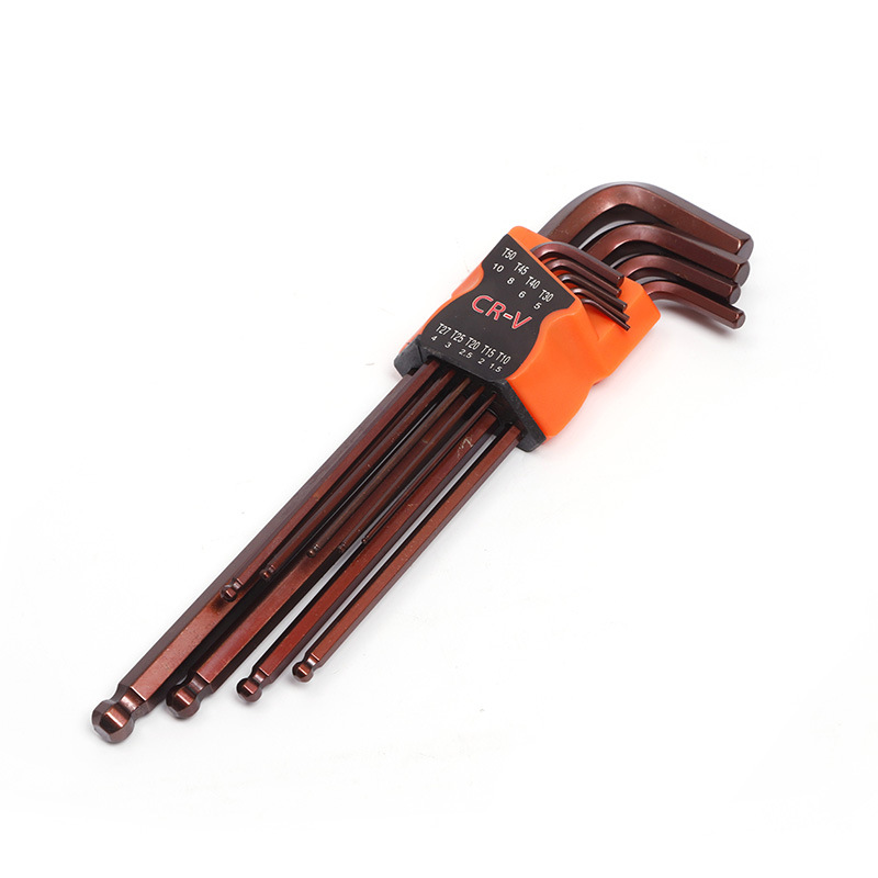 宁波内六角扳手9件套装平头球头内六方五金工具 梅花内六角板手