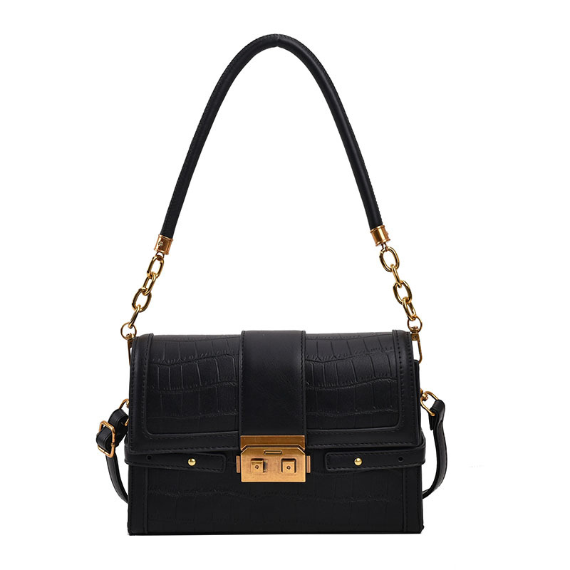 Stone Pattern Single Shoulder Underarm Bag For Women's 2023 Winter New Versatile Small Square Bag, Unique And Western Style Crossbody Bag _voghion.com