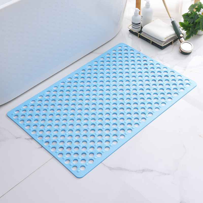 PVC baño antideslizante estera piscina baño impermeable estera del hogar inodoro alfombra del piso del hotel