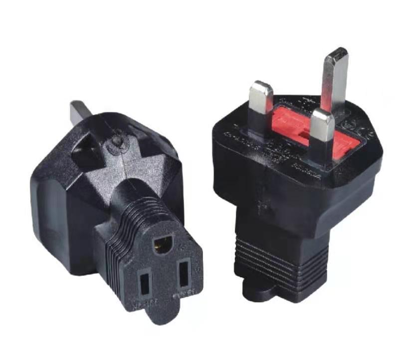 供应英规格转美规格插座亚马逊热销 爆款海鲲无其他一年