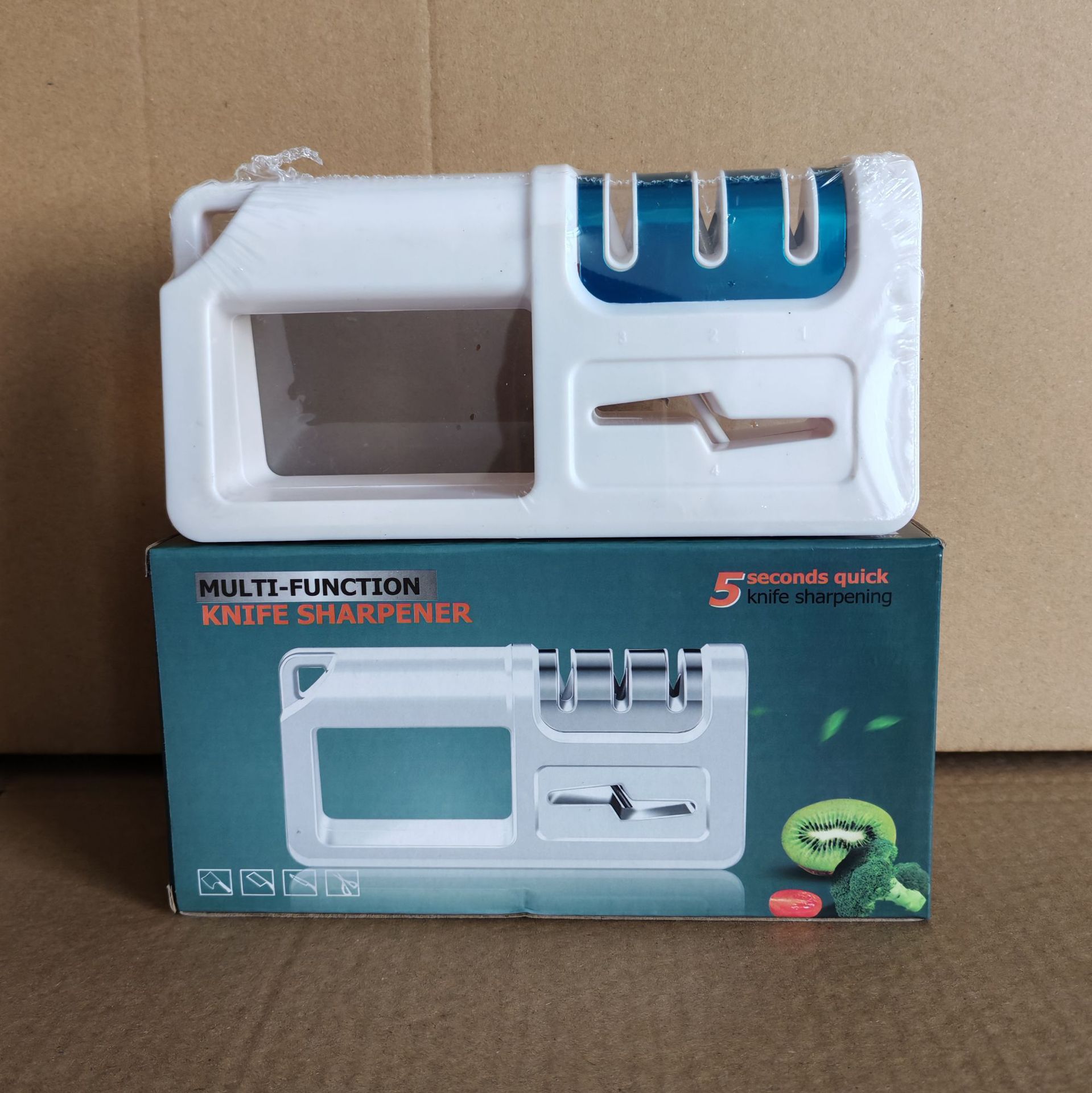 Cuatro en uno afilador de cuchillo rápido de diamante artefacto cuchillo blunt destructor afilador fino piedra afilador de cuchillo no automático para el hogar