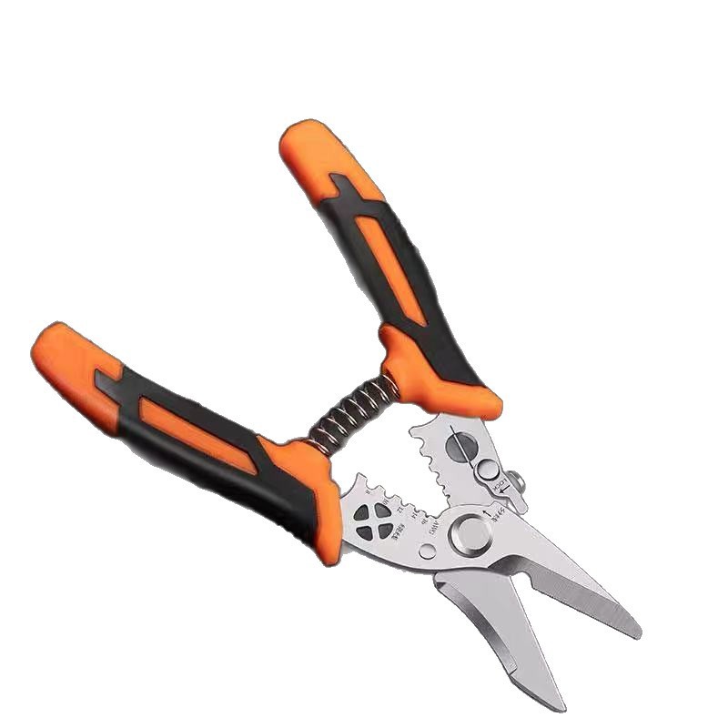 1335雁牌进口剥线钳电工专用工具剥皮剪线压线钳专用多功能工业级