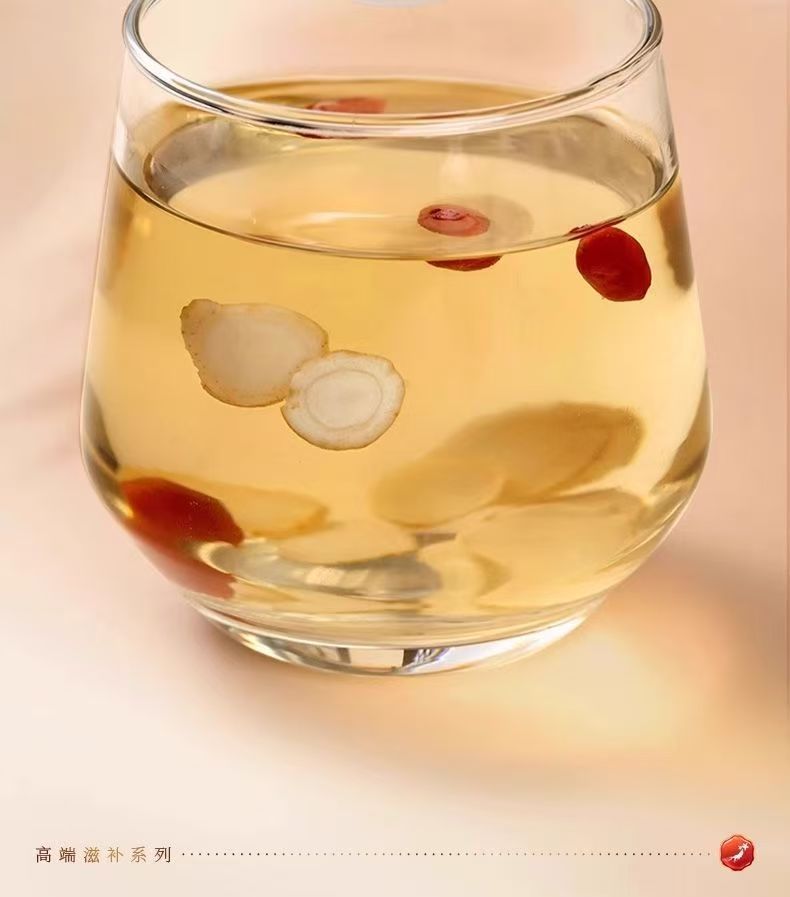 American Ginseng Slices Xi Yang Shen Panax quinquefolius Root Tea Grade Slices for Daily Brew in use
