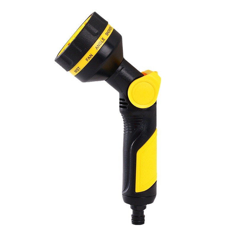 Jardín multifuncional herramienta de riego de flores cubierta de pegamento rociador pistola de agua de agua doméstica pistola de agua de riego de alta presión pistola de agua de lavado de automóviles