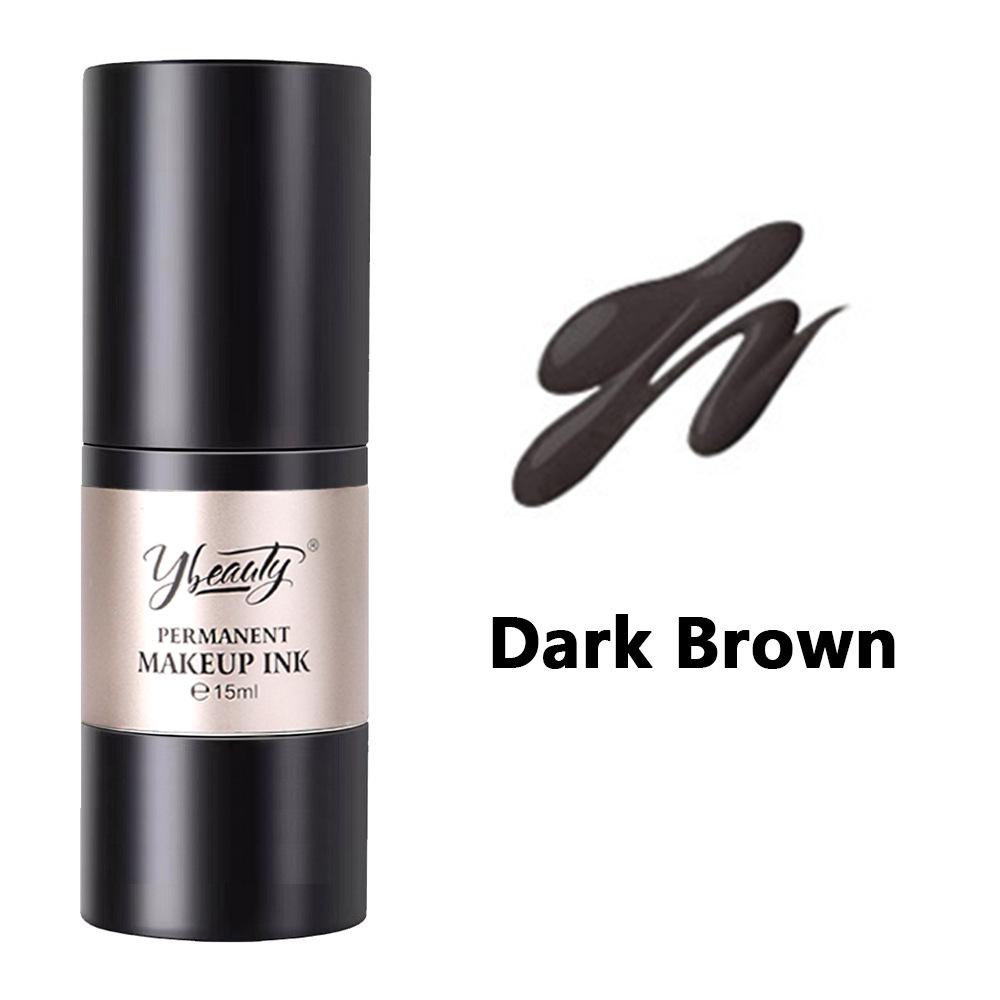 Ybeauty material de color de tatuaje 15ML planta fácil de colorear tatuaje de cejas niebla de cejas blanqueamiento de labios lentillas cosméticas línea de leche de color profesional