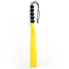 Yellow five-bead rubber whip 35cm