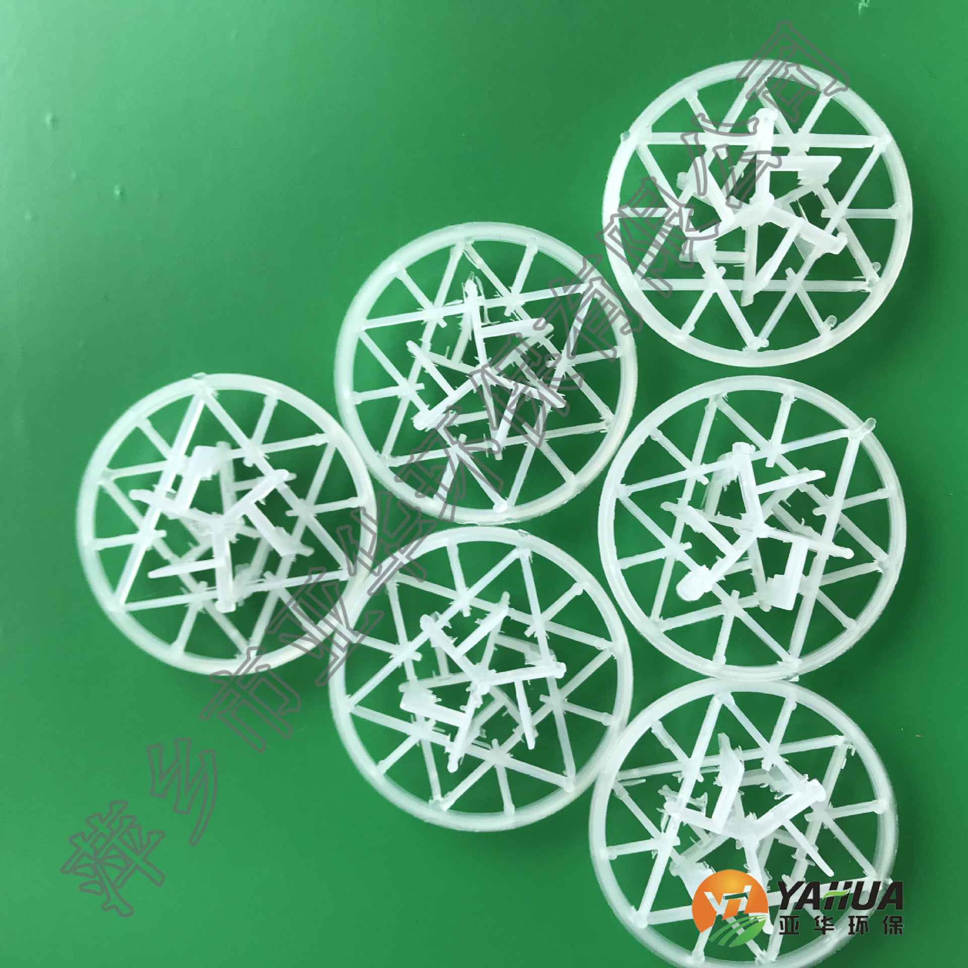 塑料雪花环填料 亚华 塑料散堆冷却塔洗涤塔填料