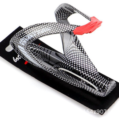 Bicicleta botella de agua titular bicicleta de montaña fibra de carbono textura plástico botella de agua titular de taza de agua accesorios de equipo de equitación