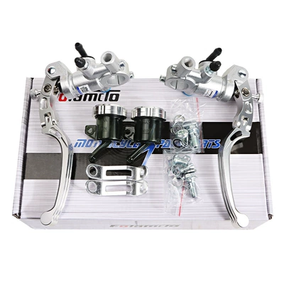 Genuine Flando CNC lever direct Other brake systems - flando-cnc-folding-upper-pump-silver