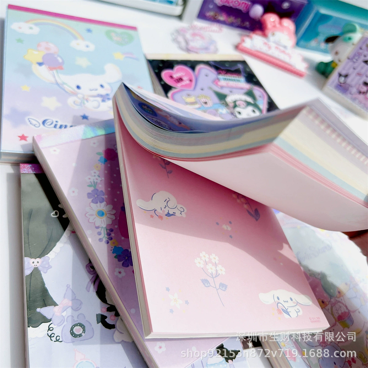 Cartoon notebook, note, sticker, print, style