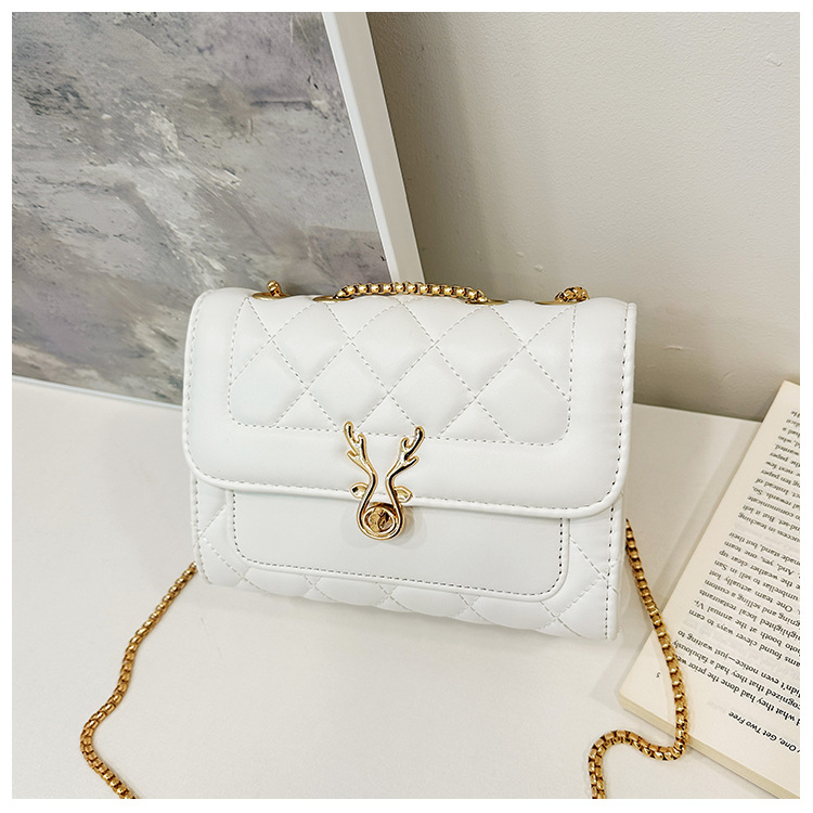 2025 Summer New style sheep diamond-shaped bag, single-shoulder bag, women's bag, pu bag, crossbody bag, chain bag, Chanel style undefined