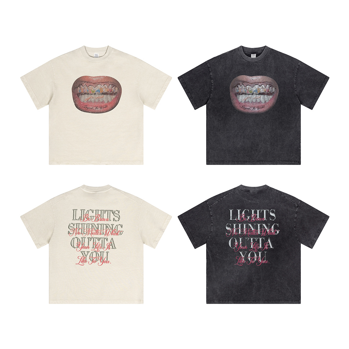BE ropa de hombre 2025 verano algodón suelto tendencia camiseta hombre marca de moda americana pesado viejo estampado manga corta verano