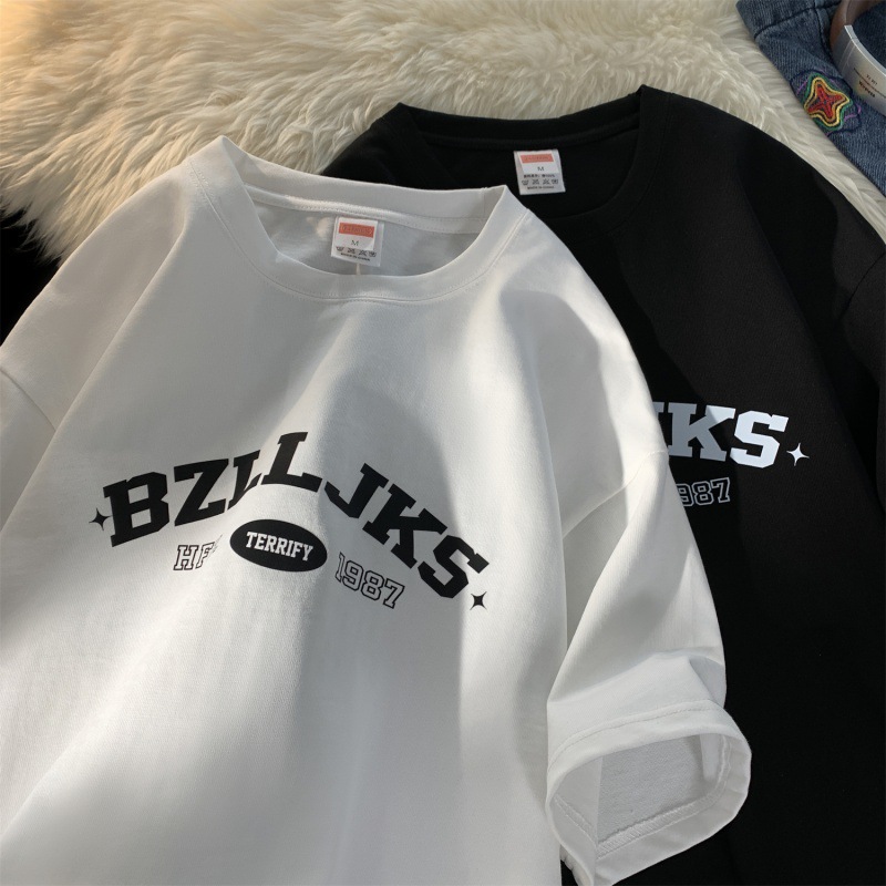 抖音直播供货 2024新款纯棉200克印花短袖A158-T2406-P16特价控29