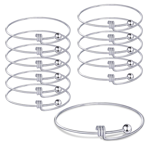 European and American cross-border single bead event push-pull bracelet DIY bracelet adjustable retractable push-pull steel wire bracelet for women