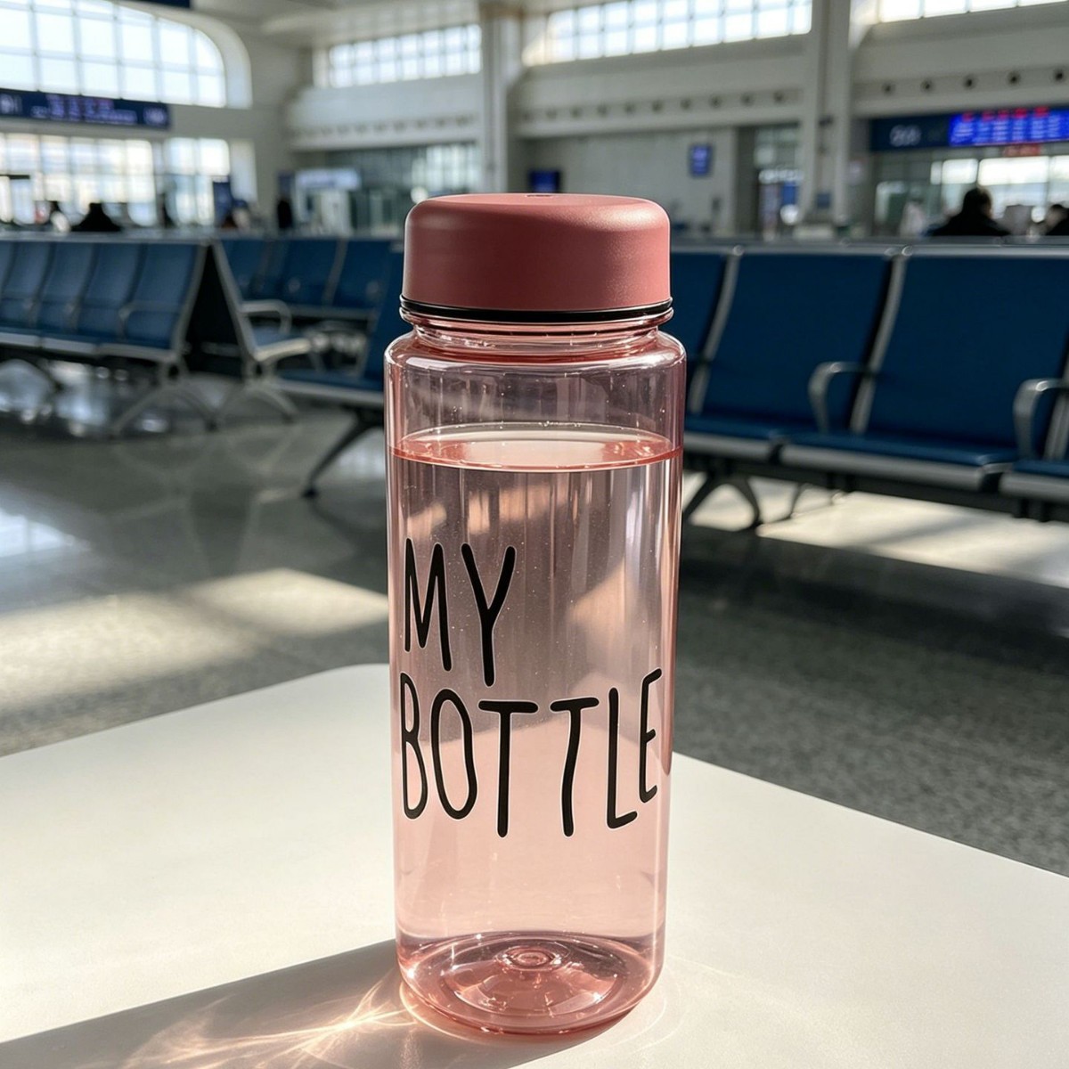 단층 투명 직통 my bottle 물컵 낚시 캐주얼 휴대용 대용량 낙하 방지 수분 보