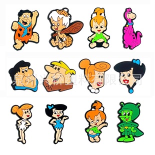 The Flintstones Fline Primitive Shoes Flower Hole Shoes Accessories High-end Shoes Flower PVC Soft Glue Accessories
