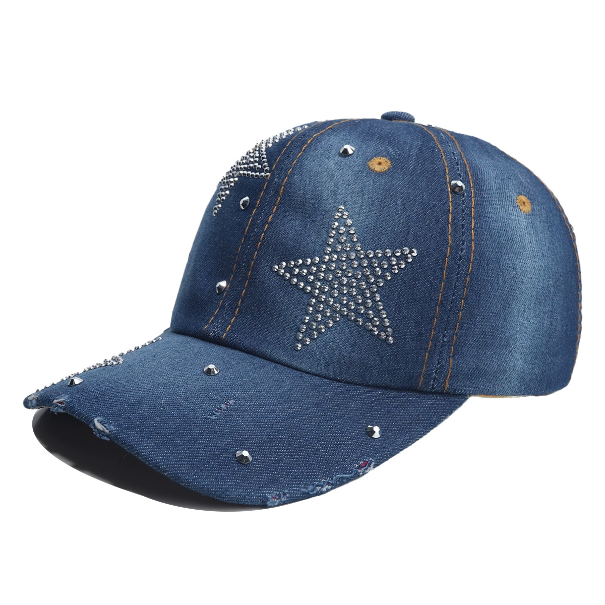 Denim Baseball Cap (Mosey) Unisex, Adjustable 56–58 cm, Summer Sun Hat