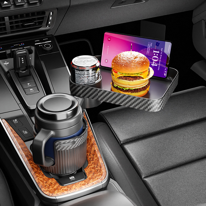[Nuevo transfronterizo] portavasos de bandeja de coche Amazon titular de teléfono móvil de coche estante de almacenamiento titular de taza de agua de coche