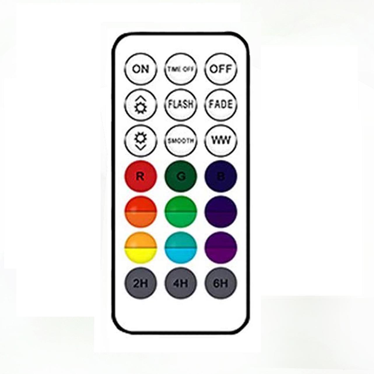 Fábrica en stock 7CM8.5 cm13 granos de la lámpara 16 colores RF control remoto cuatro imanes con ventosa LED piscina buceo Luz