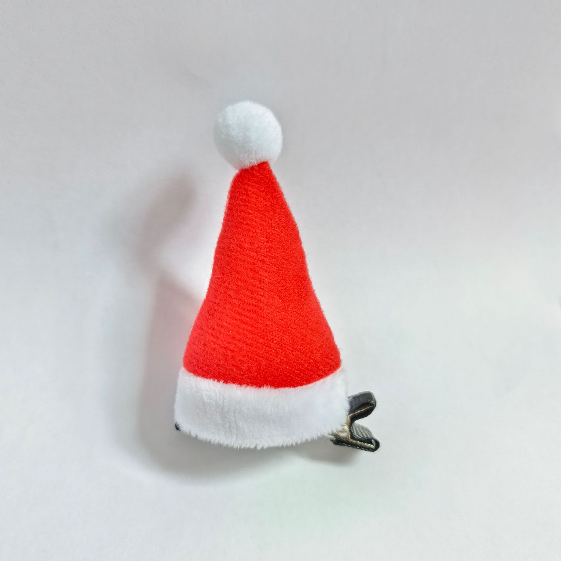 Cross-border nuevo sombrero de Navidad brocas de pelo LED brillante lindo tocado de Navidad vestir atmósfera pequeña brocas de pelo LED