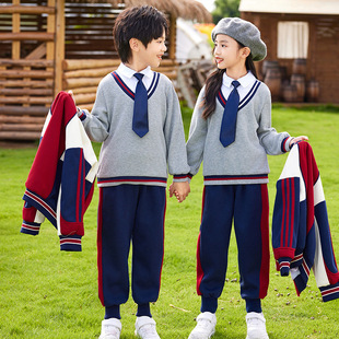 Kindergarten clothing 2024 spring and autumn new primary school uniform spring coat children's bottoming shirt manufacturers wholesale generation