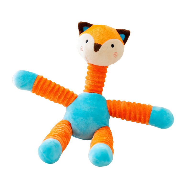 Perro de juguete de sonido auto-HI aliviar el consumo de artefactos tapados molienda física cachorro resistente a los mordiscos peluche Corgi suministros para mascotas