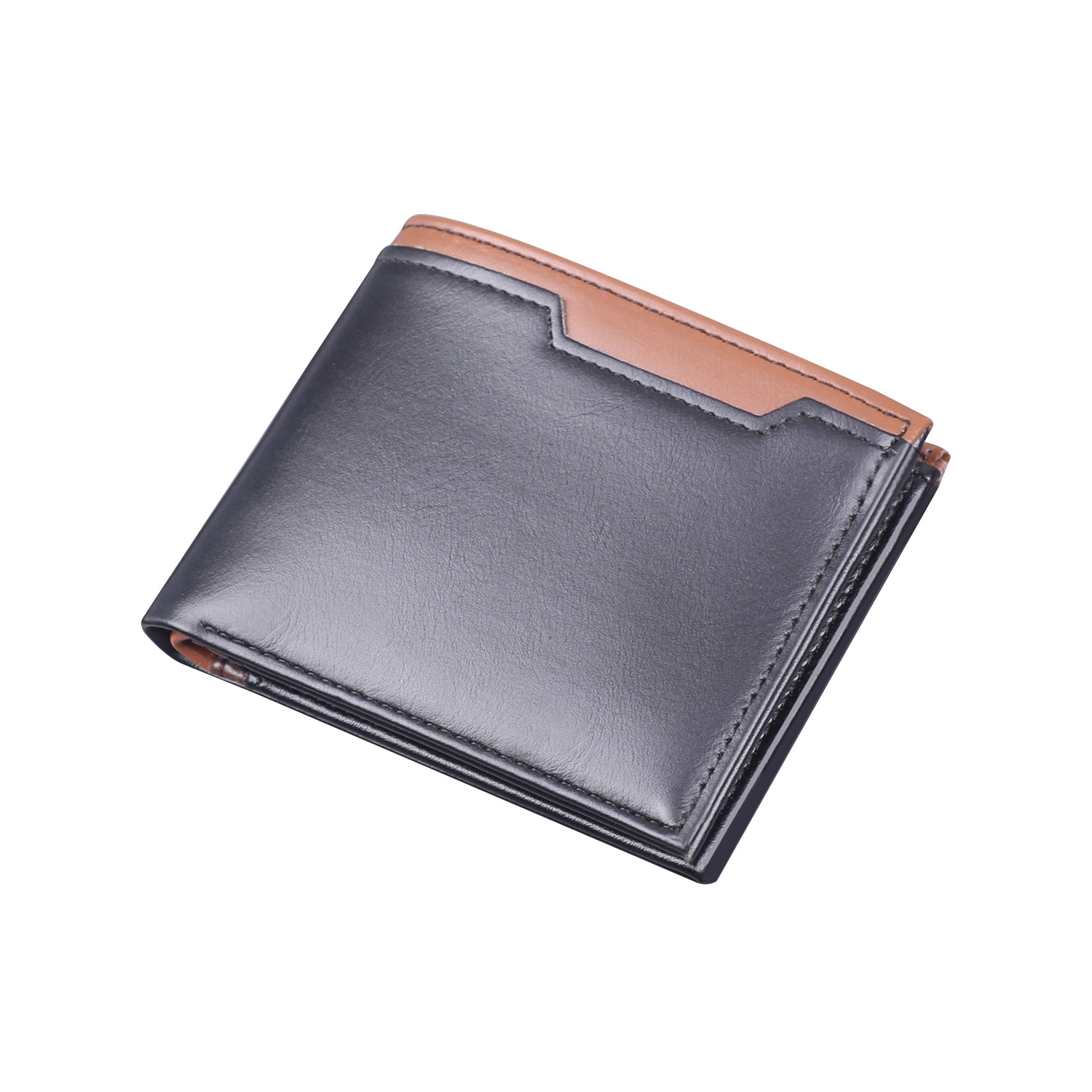 Cartera corta de hombre, bolsa de tarjetas de hombre en una nueva universidad masculina 9 cartera de tarjetas, simple al por mayor