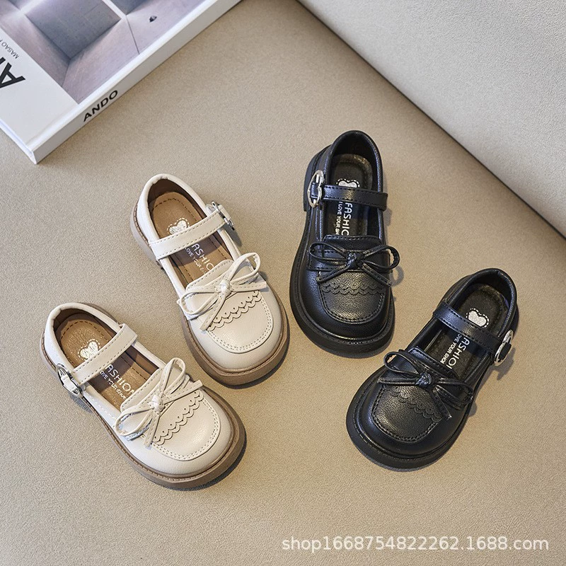 2024 новый стиль обувь для девочек обувь детская обувь Lefu обувь маленькая кожаная обувь в британском стиле