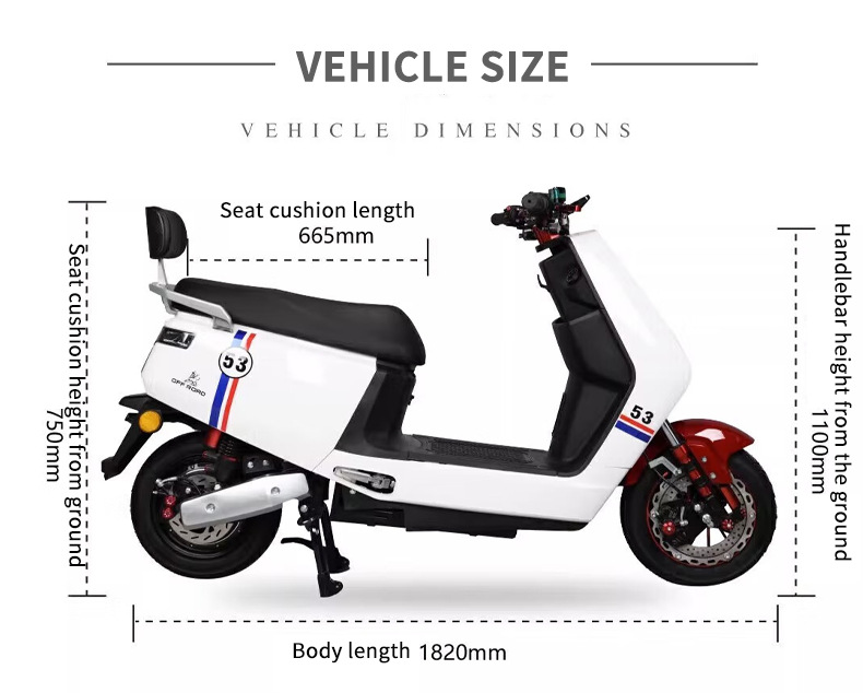 Directly Supplied from the Manufacturer, Customizable, Ce Certified High-Speed Electric Motorcycles and High-Performance Electric Scooters