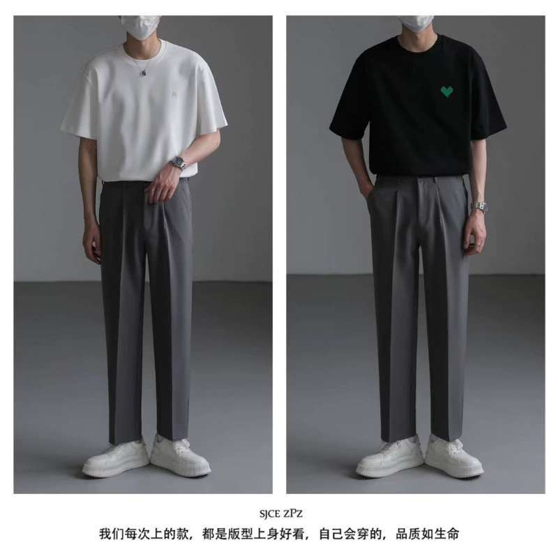 Высококачественные летние брюки, подходят для отдыха, Slim fit
