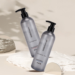 Hotel and B&B 500ml Toiletry Set Hotel Bathhouse Shampoo, Shower Gel, Conditioner, White Tea Fragrance