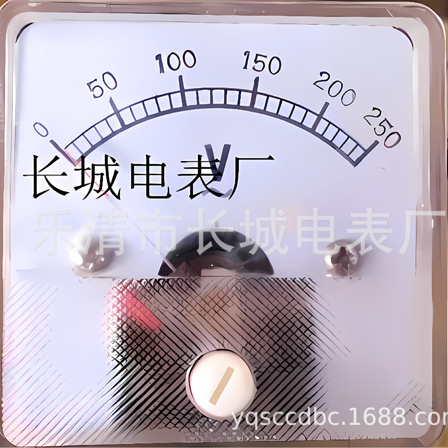 长城电表厂 CZ-50 250V 直流电流表 指针  50*50