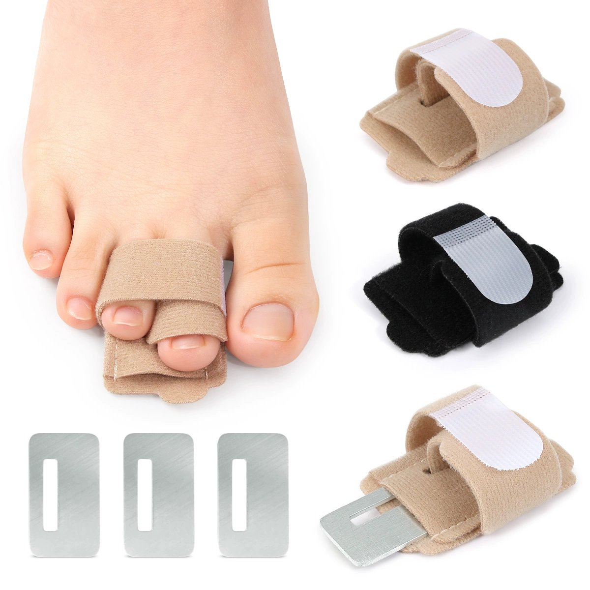 Ортодор для изгиба пальцев ног для взрослых детей Перекрытие пальцев пальцев ног фиксированный сломанный палец