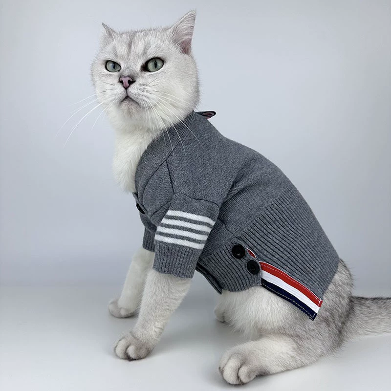 Осенние и зимние домашние животные Теплые вязаные свитера Собаки Кошки Тедби Медведь Доу Чао Одежда Фабрика Оптовая