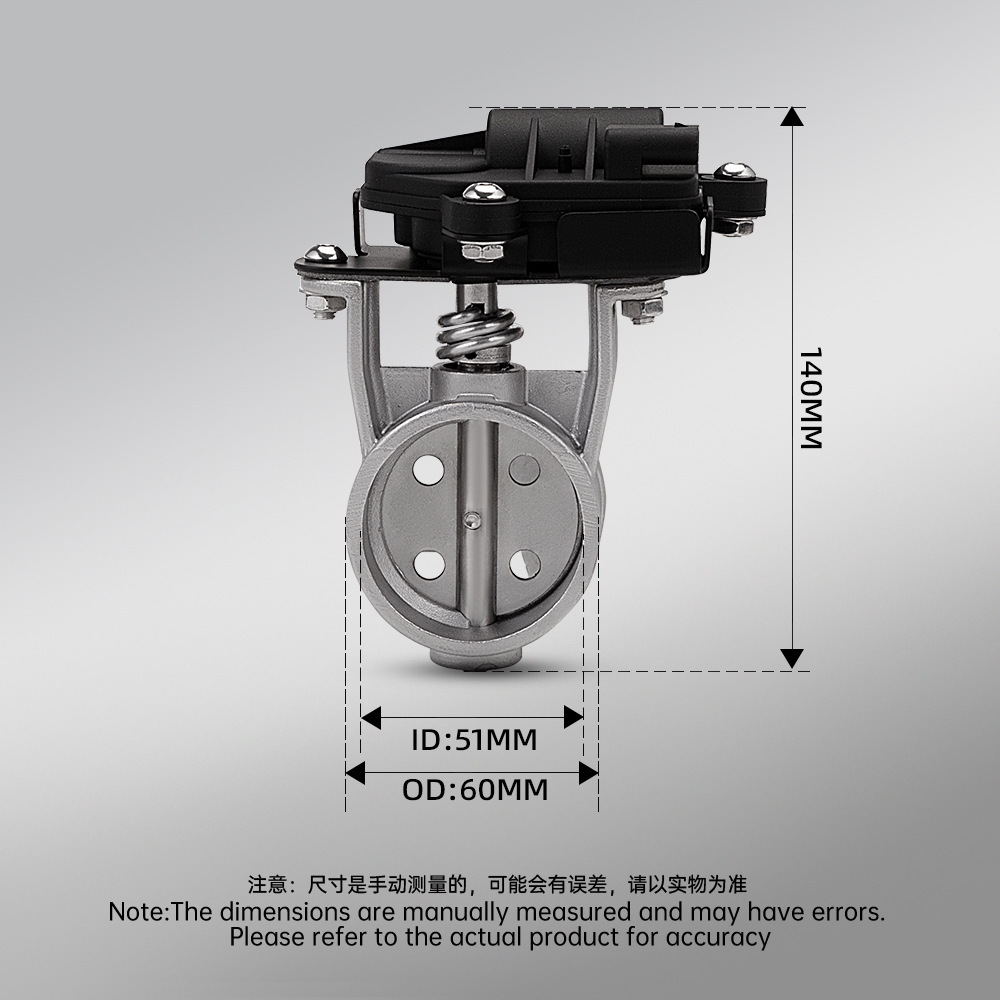 Motorcycle Exhaust Pipe Modification Parts, Electric Valve, Silencer Controller, Noise Reduction and Sound Adjustment Universal Valve Body