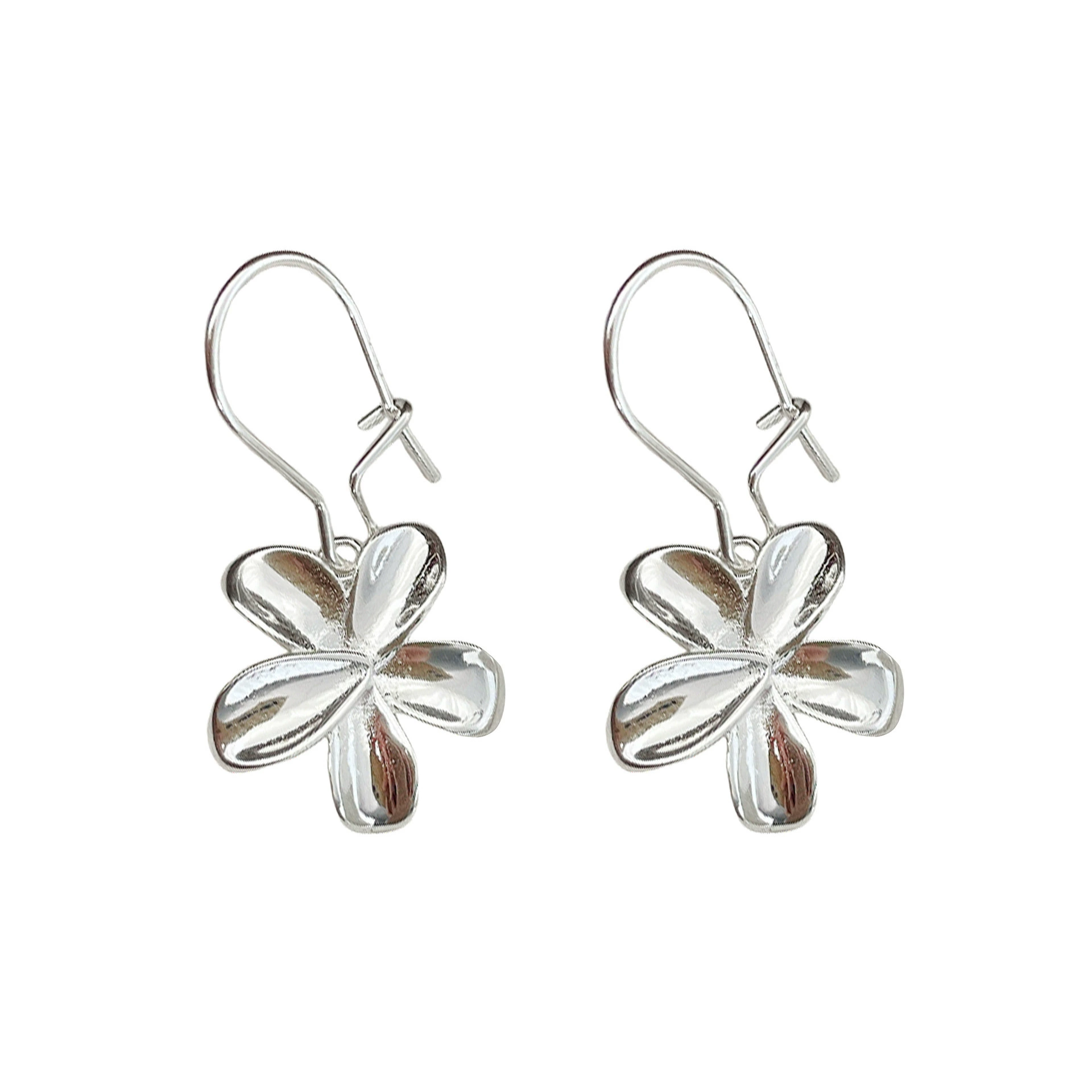 小设计耳环 universal pendant high-quality style silver 925 sample flowered simple and elegant design light luxury style