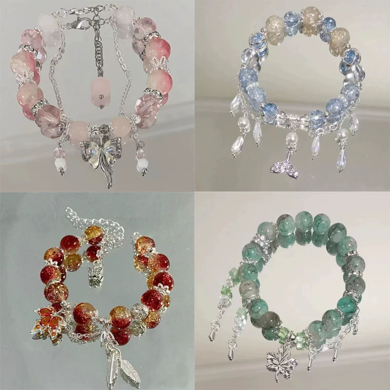 Ретро мультфильм маленький дизайн бисер bracelet?