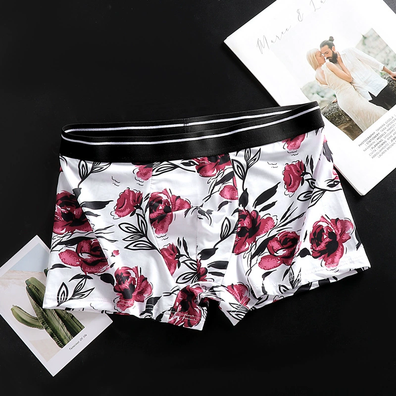 Шелковые брюки, тонкие дышащие трусы, мужское белье, прямые продажи с фабрики