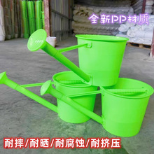 塑料洒水壶加大加厚农作产品水桶浇花壶淋水壶长嘴水壶手提式粪桶