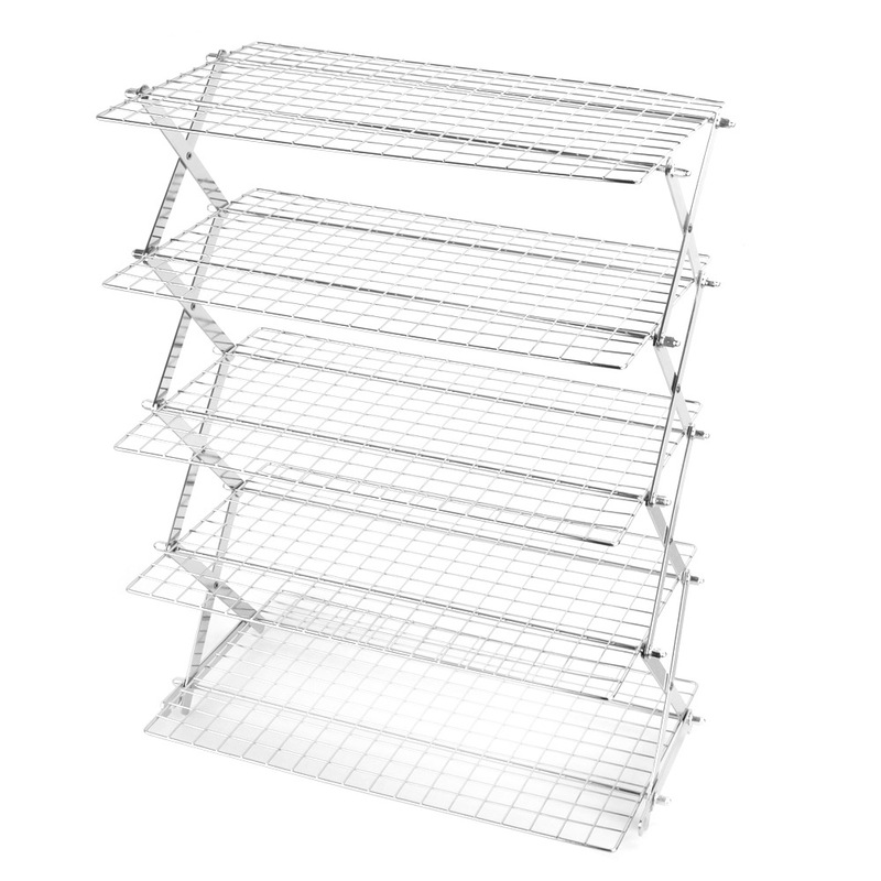 Fcm New Five-Layer Black Folding Cooling Rack Kitchen Multi-Layer Storage Rack Baking Telescopic Rectangular Cooling Rack Fcm New Five-Layer Black Folding Cooling Rack Kitchen Multi-Layer Storage Rack Baking Telescopic Rectangular Cooling Rack